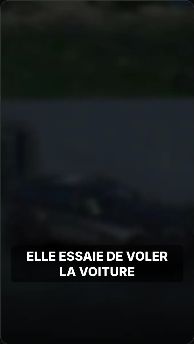 Actual screenshot of a finished 9:16 short with its large burned-in caption (gameplay blurred).
